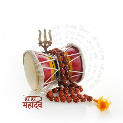 Siddha Energized (Abhimantrit) Panchamukhi Rudraksh Mala