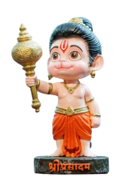 Hanuman with Gada Idol | Bal Murti | Hanuman Idol Car Dashboard | Hanuman Ji Car Dashboard |Murti Statue for Gift