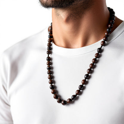 Original Karungali Mala (108+1 Bead) 8 mm Certified